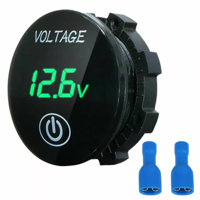 DC 12V-24V LED Panel Digital Voltage Volt Meter Display Voltmeter Car Motorcycle