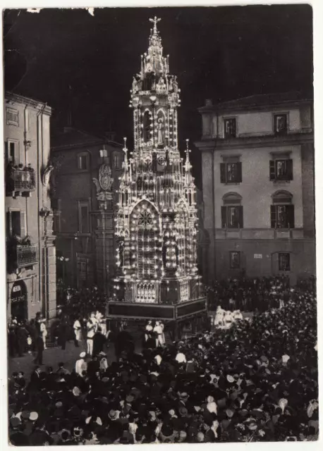 23-22237 - Viterbo - Processione Macchina Santa Rosa Viaggiata 1950