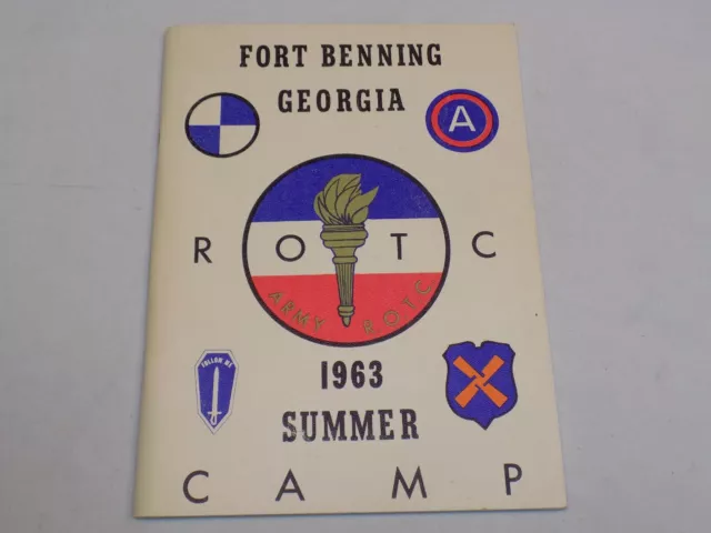 1963 US Army Infantry ROTC Fort Benning Georgia Summer Camp Military Yearbook