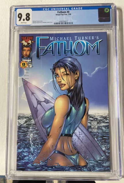 Michael Turner's Fathom #0 CGC 9.8 Image/Top Cow, Aspen