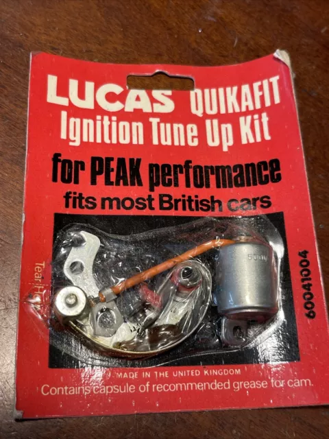 NEW OLD STOCK Lucas Tune Up Kit MORGAN LOTUS ELAN JAGUAR E-TYPE Austin Healey
