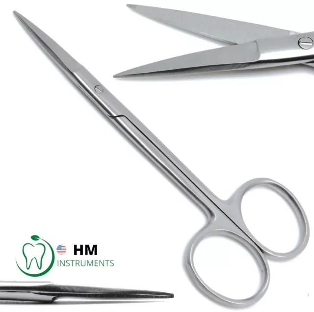 Iris Scissors Straight 4.5" Dental Veterinary Surgical Instruments German Grade