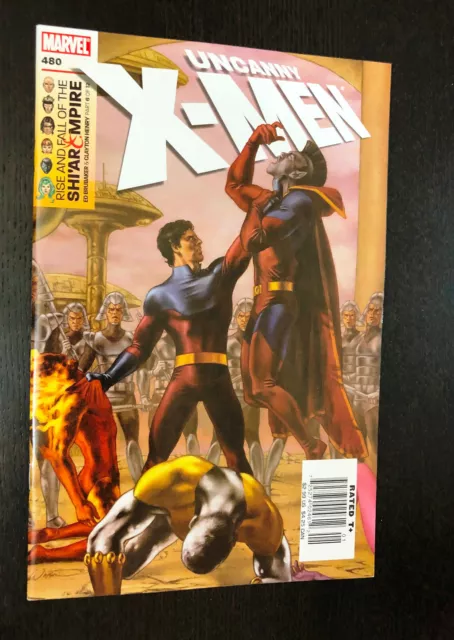 UNCANNY X-MEN #480 (Marvel Comics 2007) -- NEWSSTAND VARIANT -- NM-
