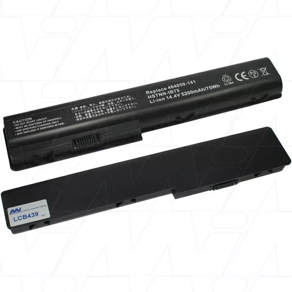 HAWLETT PACKARD LCB439 14.4V 5.2Ah Lithium Laptop & Notebook Battery