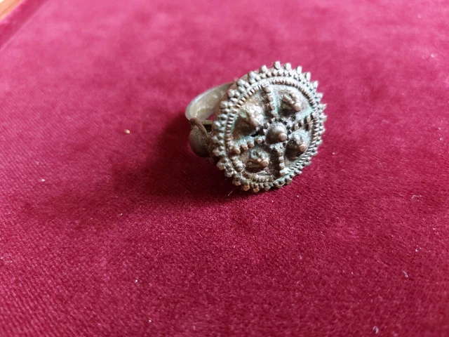 magnifique bague médiévale bronze 2