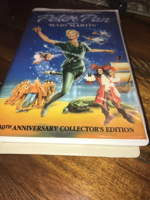 Peter Pan vhs starring mary martin 30th anniversary collectors edition