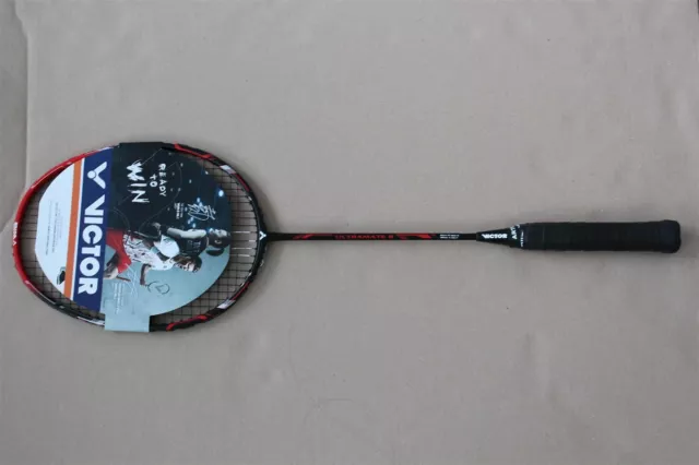 Victor Badmintonschläger Ultramate 6 rot (306) | Badminton Schläger Racket Set