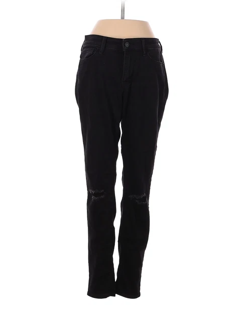 Abercrombie & Fitch Women Black Jeans 0