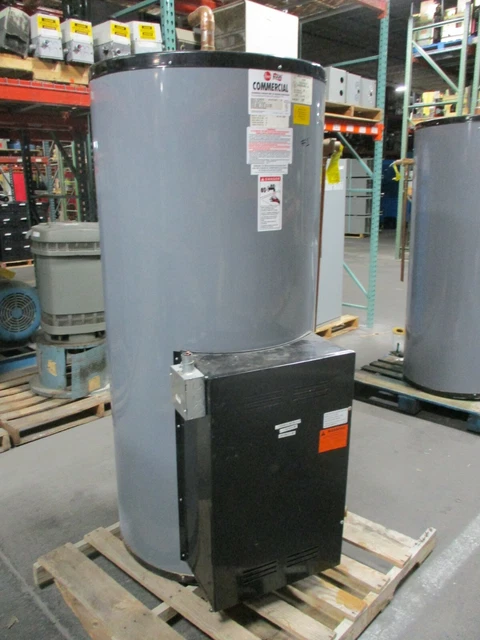 Rheem Ruud Commercial Electric Water Heater E120A-54-G 119.9 Gallon 480V Used