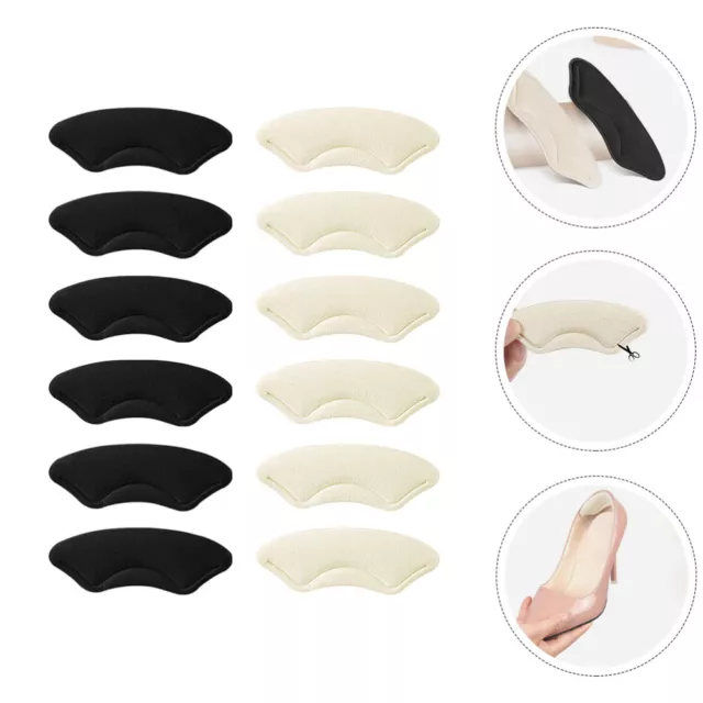 6 Pairs Heel Sticker Half Size Pad Grip Cushion Sports Shoes