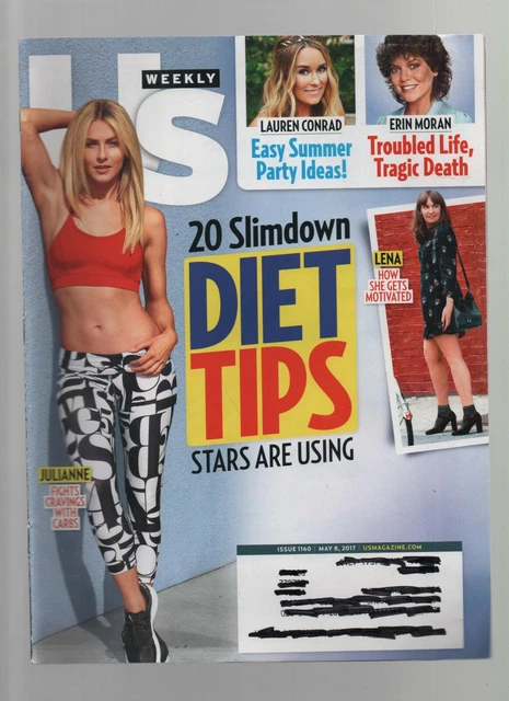 US Weekly - May 8, 2017 - Diet Tips, Lauren Conrad, Erin Moran, Lena, Julianne.