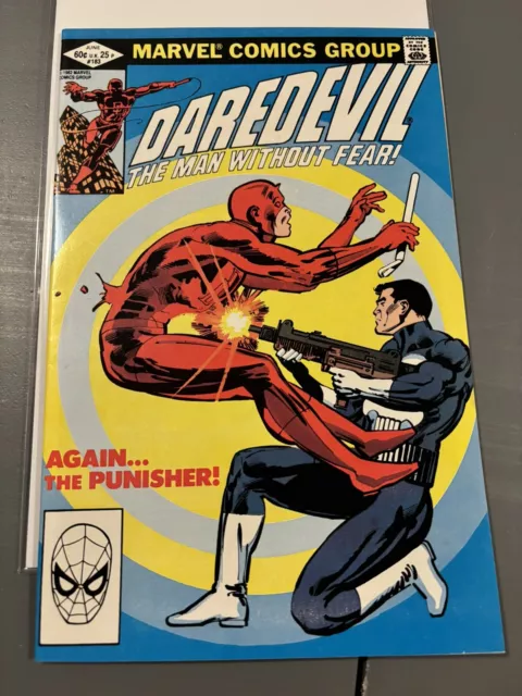 Daredevil #183 (1982) Battle Of Daredevil Vs Punisher - 9.0 Or Better