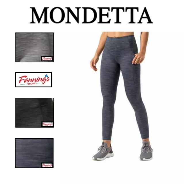 Mondetta Active Capri Pant High Waist Side Pocket Leggings G11