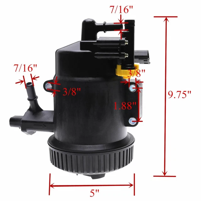 FUEL FILTER HOUSING 68157290AB for Ram 2500 3500 4500 Cummins 6.7L 90.