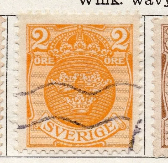 Sweden 1910-11 Early Issue Fine Used 2ore. 143427