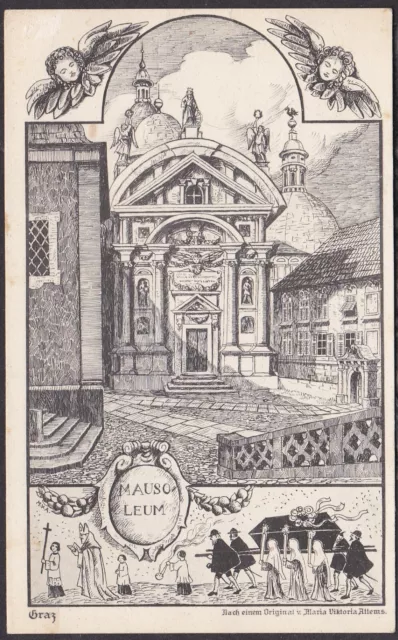 22232 Graz Mausoleum Kaiser Ferdinands II. Künstlerkarte