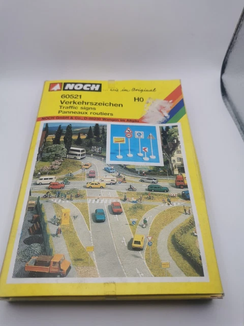 NOCH 60521 VERKEHRSZEICHEN Verkehrsschilder H0 270 Zeichen, NEU ...