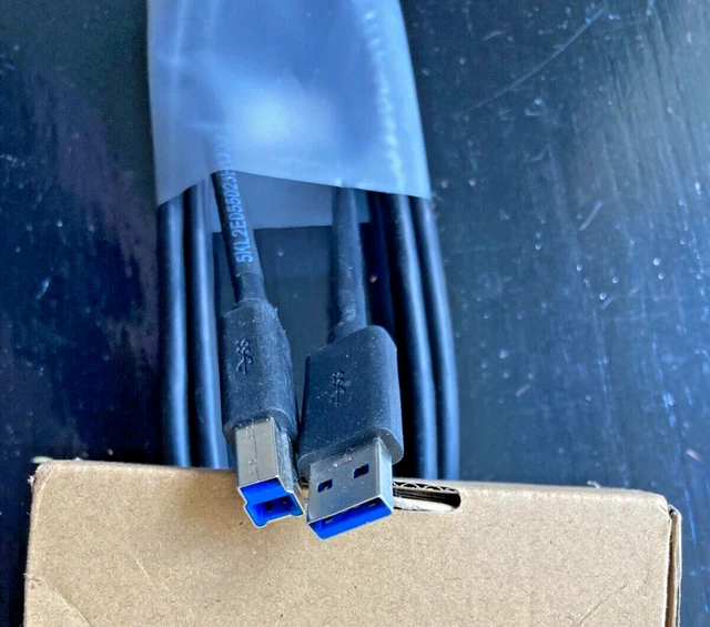 USB 3.0 Type A to B Cable for Docking Station Hard Drive, some Monitors.