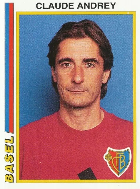 025 Claude Andrey # Suisse Fc.basel Sticker Panini Football 95