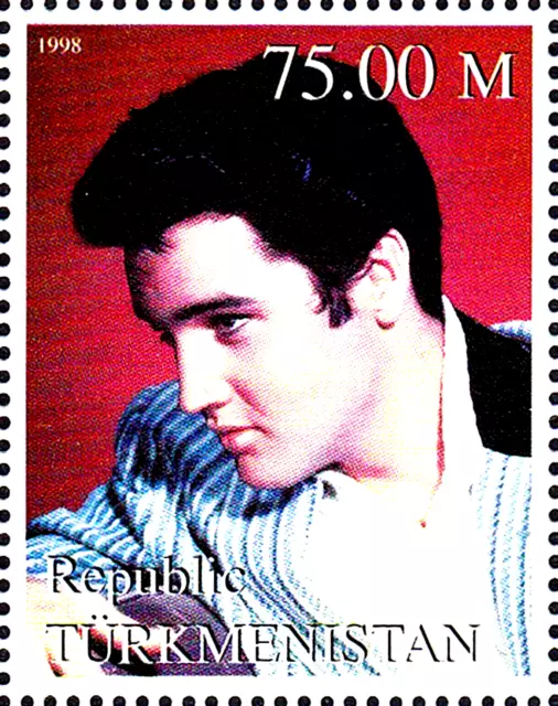 MNH Elvis Presley Sänger Usa Musik Schauspieler Tv Kino Legende Star Rock / 84