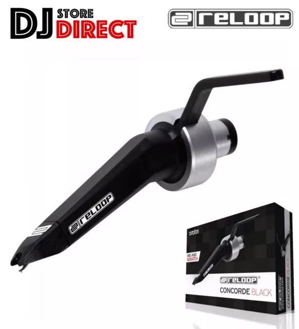 RELOOP CONCORDE SCHWARZE PATRONE Stylus Nadel Ortofon Plattenspieler Ersatz