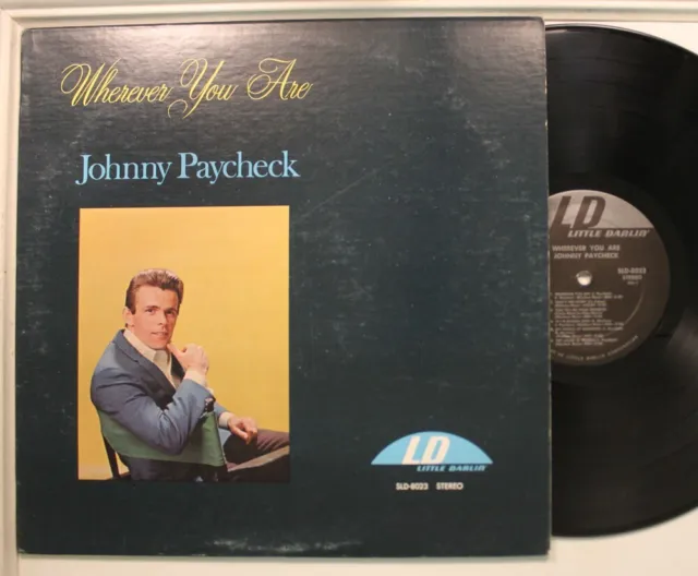 Johnny Paycheck Lp Wherever You Are On Ld - Vg+ To Vg++ / Vg++ To Nm