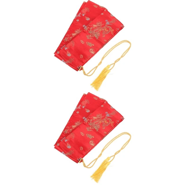 2x portable katanas soie katanas sac en soie pour amis extérieur