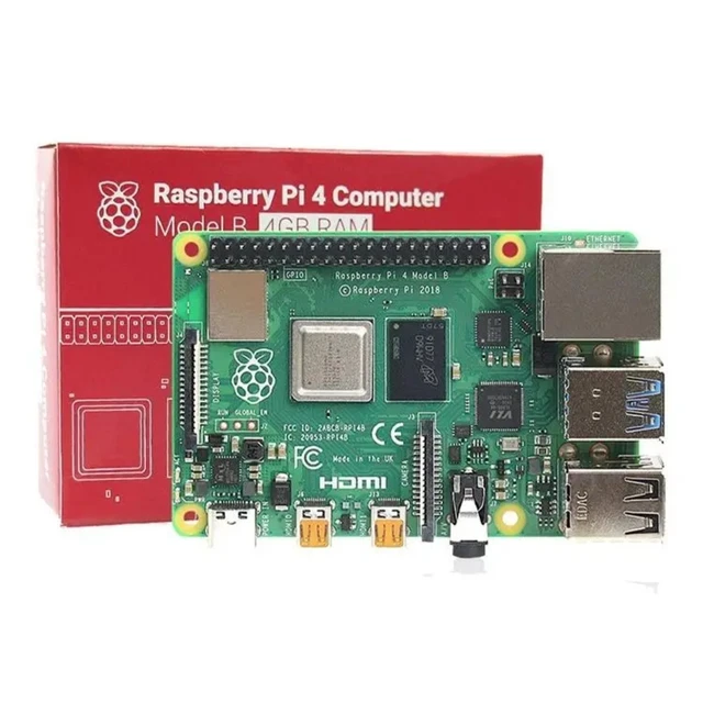 RASPBERRY PI 4B Model B 8GB RAM DIY Kit Case Fan HDMI adapter 16GB