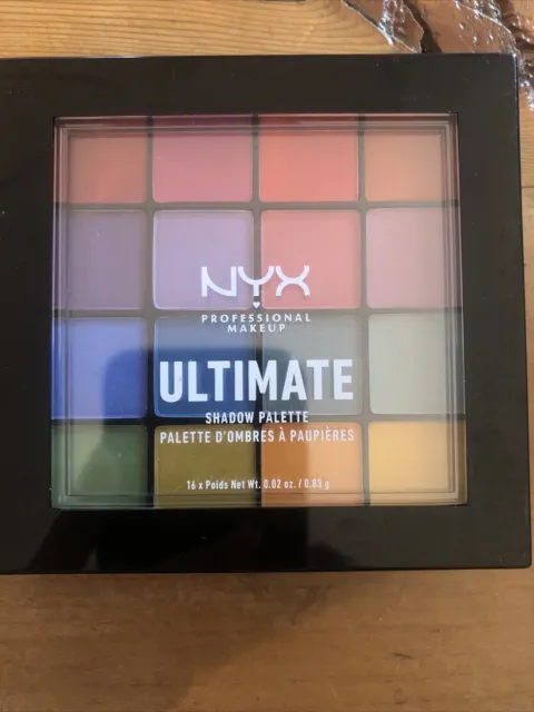 NYX MAKEUP Ultimate Multi-Finish Shadow Eyeshadow Palette 16 Brights - USP04