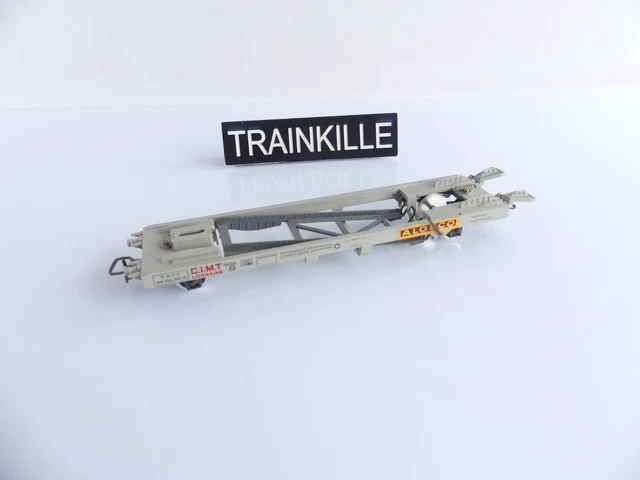 LILIPUT HO L221227 / WAGON PLAT A BOGIES 3 ESSIEUX SSyms DE LA DR EP LILIPUT HO L221227 / WAGON PLAT A BOGIES 3 ESSIEUX SSyms DE LA DR EP