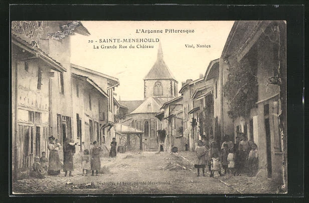 CPA Sainte-Menehould, La Grande Rue du Chateau