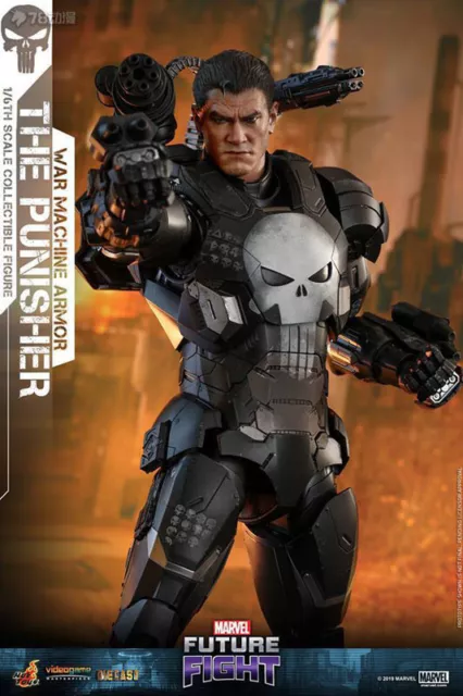 Perfect Hot Toys Vgm033d28 1/6 The Punisher(War Machine Armor)Action Figure New