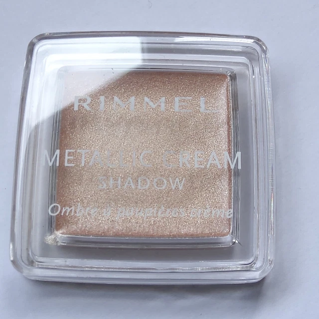 Rimmel metallic cream eyeshadow.  No 11 portobello. Rare sort after colour