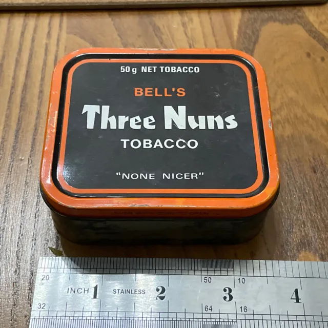 Vintage Bell's Three Nuns Tobacco Tin Excellent Condition