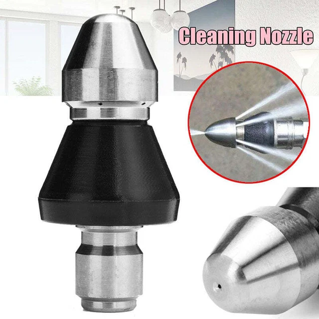 Sewer Cleaning Tool High-pressure Nozzle,5000psi High-pressure Sewer PipeCleaner