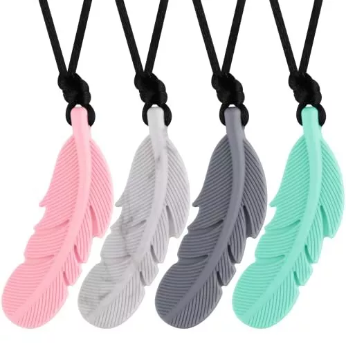 Chew Necklaces for Sensory Kids Silicone Oral Motor Aids Chewy for Autism