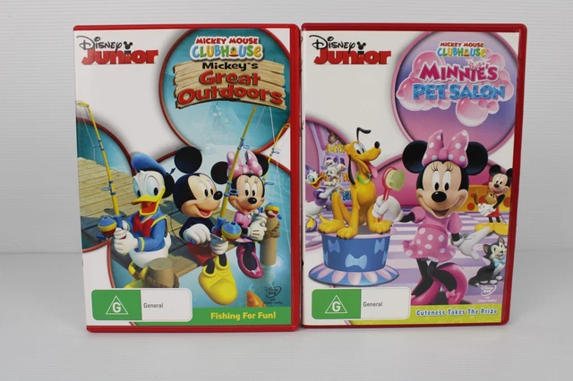 MICKEY MOUSE CLUBHOUSE : Great Outdoors & Minnie's Pet Salon - DVD ...