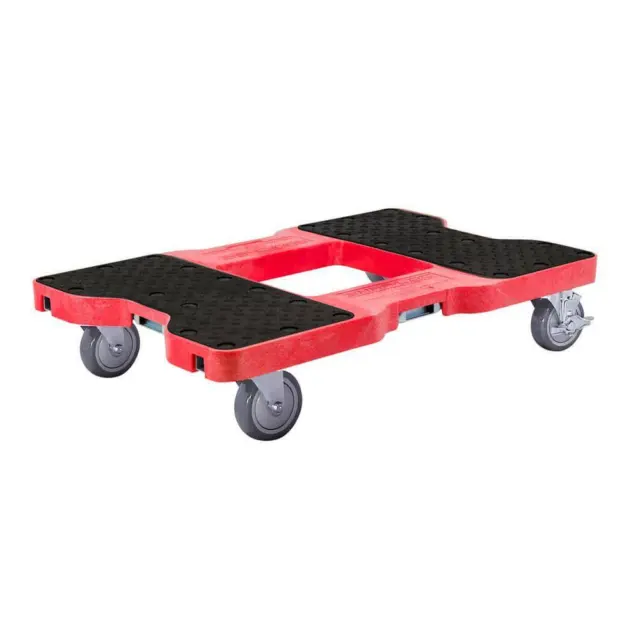 Industrial Strength Professional E-Track Dolly Moving 1500 Lbs Capacity Red