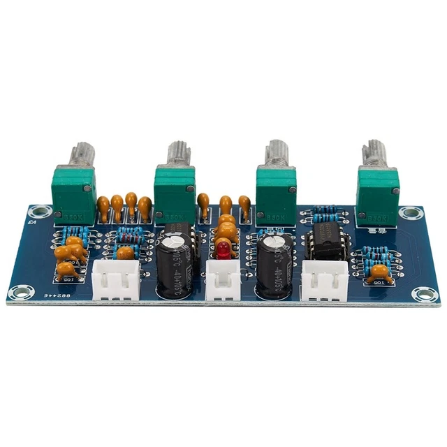 NE5532 Vorverstärker-Modul – Mit Höhen-, Mitten-, Bass- & Lautstärkeregelung – AC 12–18V, 20–20 KHz – Für Audio-Systeme