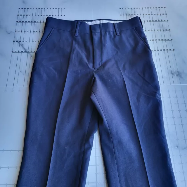 Vintage Wrangler Flared Pants Size 33x32 USA Blue Maverick 70s Western Tag 34x32
