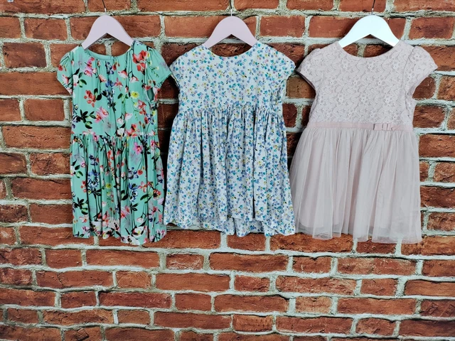 Girls Bundle Age 2-3 Years 100% Next Pretty Dress Set Party Short Sleeve 98Cm
