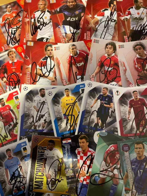 match attax, Shoot Out And Other Signed Cards.9