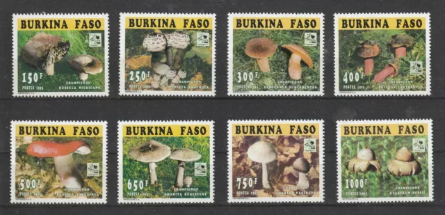 9257 Burkina Faso setas 1384-91 sin usar