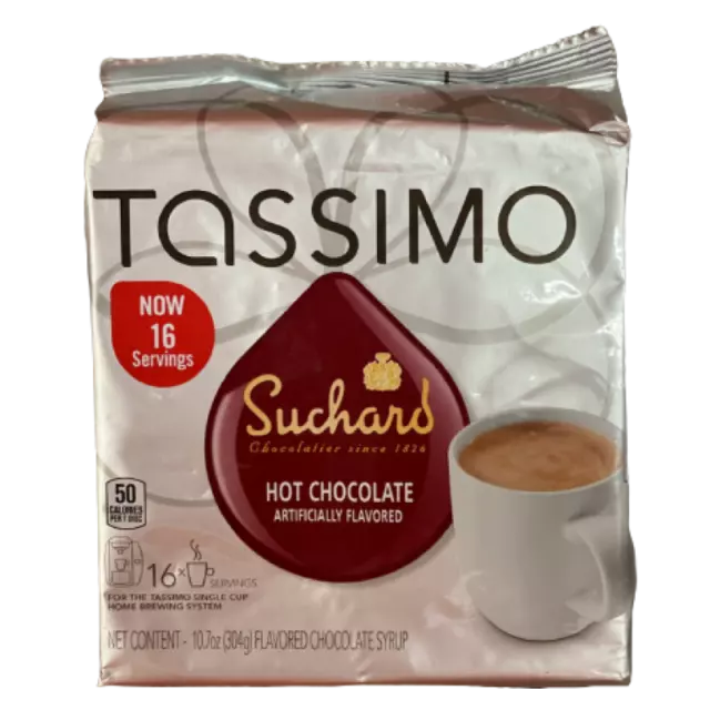 Tassimo Milka Hot Chocolate16 T-Discs 8 Servings - Pack of 2
