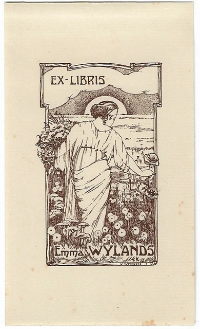 URBAIN WERNAERS: Exlibris für Emma Wylands