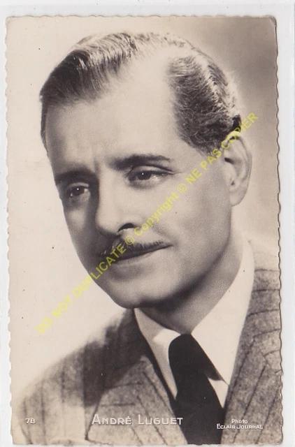RPPC STAR André Luguet Photo Zip Journal Edit P.I.78