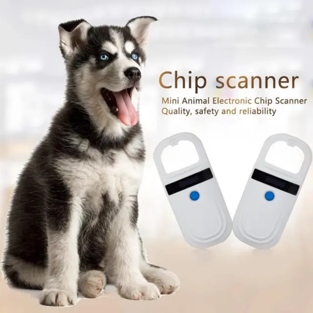 Pet Microchip Scanner ISO 11784 11785 FDX-B ID64 Handheld RFID Pet ID Tag Reader