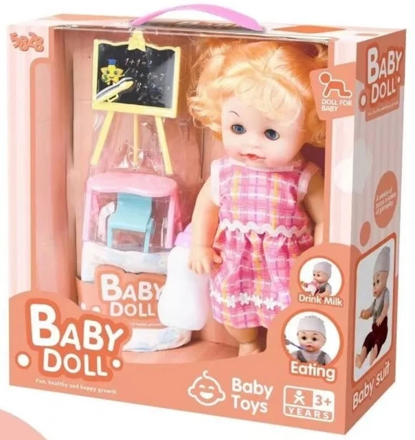 Bambola morbida 12" interattiva grande bambina ragazze ragazzi accessori giocattolo set bambini