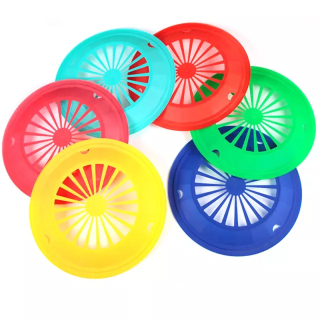 10Pcs BBQ Paper Plate Holder Plastic Dinner Plates Reusable Barbecue T-'AW