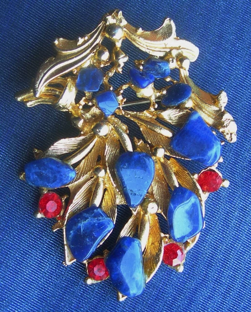 Broche Pendentif Insecte Pierre Lang - Doré, Strass Et émail, 49x35mm, Style Unique